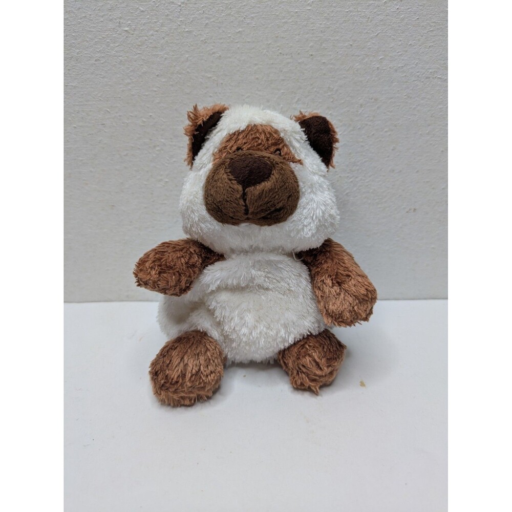 Russ Luvvies Monty Himilayan Cat 5" Beanie Plush Stuffed Kitten White Brown Bear